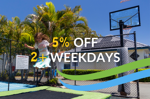 Stay 2+ Weekdays, Get 5% Off