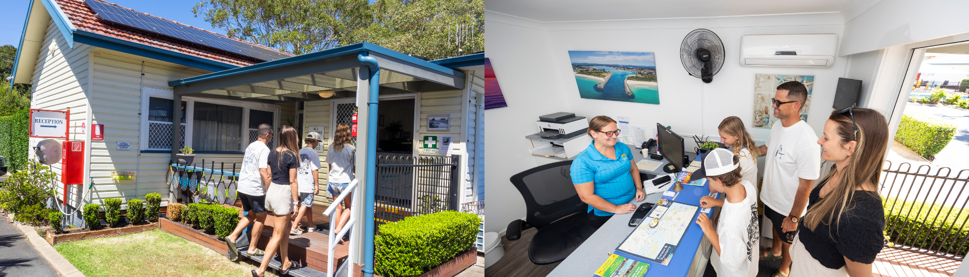 Onsite management at Forster Holiday Village